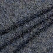 Dents Bouclé-Fransenschal – Marineblau