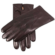 Dents Cheddar Shorter Finger Cashmere Lined Leather Gloves - Brown