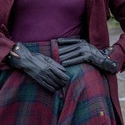 Dents Colette Touchscreen-Lederhandschuhe – Schwarz
