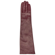Dents Halblange Lederhandschuhe – Damson Burgundy