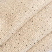 Dents Verzierter Glitzerschal – Mandelbeige