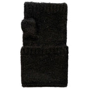 Dents Fingerlose gestrickte Pulswärmer – Schwarz