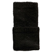 Dents Fingerlose gestrickte Pulswärmer – Schwarz