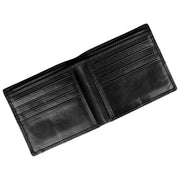 Dents Itchen Bifold-Geldbörse – Schwarz
