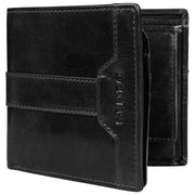 Dents Itchen Coin Bifold-Geldbörse – Schwarz