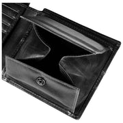 Dents Itchen Coin Bifold-Geldbörse – Schwarz