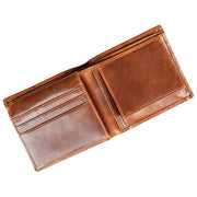 Dents Itchen Coin Bifold Portemonnaie – Cognacbraun