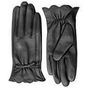 Dents Mosie Touchscreen-Lederhandschuhe – Schwarz