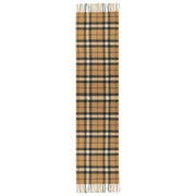 Dents Karierter Schal mit Quasten – Beige