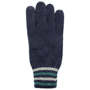 Dents Salcombe Rippstrickhandschuhe – Marineblau