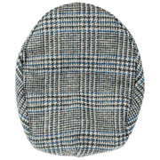 Dents Stanwick Tweed Schiebermütze – Blau