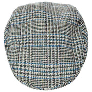 Dents Stanwick Tweed Schiebermütze – Blau