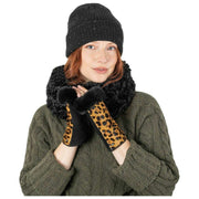 Dents Teddyfleece-Snood – Schwarz