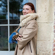 Dents Teddyfleece-Snood – Naturbeige