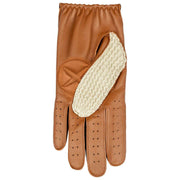 Dents Die Suited Racer Hatcher Leder-Fahrhandschuhe – Cognac Tan