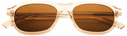 MessyWeekend Travis Blue Light Lesebrille – Braun/Pfirsichbeige