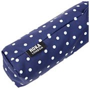 Roka Waterloo-Regenschirm aus recyceltem Nylon – Marineblau gepunktet