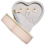 Stackers Herz-Reise-Mum-Schmuckkästchen – Blush/Gold