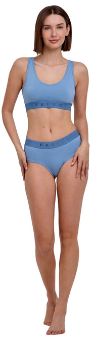 Falke Daily Comfort 2er-Pack Hipster-Slips – Blau/Beige