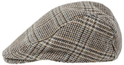 Dents Stanwick Tweed Schiebermütze – Braun