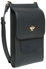 Alice Wheeler London Mini Bloomsbury Umhängetasche – Schwarz
