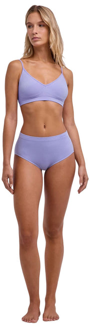 Falke Täglicher, nahtloser Slip mit mittlerer Taille – Lavendust Lilac