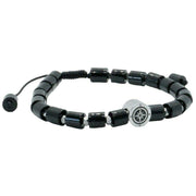 david-van-hagen-compass-bead-agate-bracelet---black-34515798