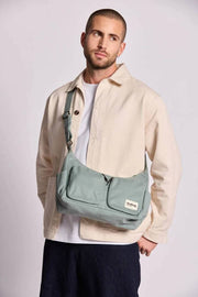 Hindbag Emile Umhängetasche mit mehreren Taschen – Salbeigrün