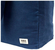 Roka Sloane Mittelgroße Baumwoll-Canvas-Einkaufstasche – Admiralblau