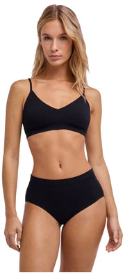 Falke Tägliches nahtloses Bustier-Bralette – Schwarz