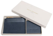 Alice Wheeler London Veronica Münzgeldbörse und Taschenspiegel-Geschenkset – Marineblau