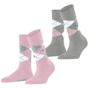 burlington-everyday-argyle-2-pack-socks---sporty-rose-pink-34597996