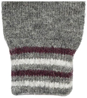 Dents Salcombe Rippstrickhandschuhe – Anthrazit