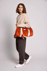 Hindbag Simon Duffle Bag – Velvet Brick Orange
