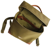 Alice Wheeler London Shoreditch Primrose Leichter Rucksack – Olivgrün