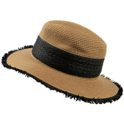 dents-frayed-edge-straw-fedora-hat---natural-beigeblack-34454964