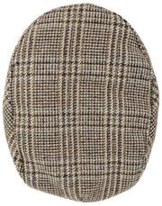 Dents Stanwick Tweed Schiebermütze – Braun