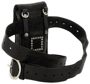 Campomaggi Siena Stud Handytasche – Schwarz