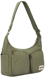 Hindbag Emile Umhängetasche mit mehreren Taschen – Olivgrün