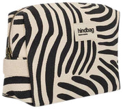 Hindbag Leon Kulturbeutel – Ecru Zebra