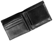 Dents Itchen Coin Bifold-Geldbörse – Schwarz