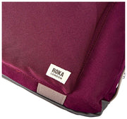 Roka Gatwick Mittelgroße Reisetasche aus recyceltem Canvas – Kirschlackrot