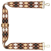 Elie Beaumont Taschenriemen – Schokoladen-Argyll-Braun