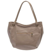 Elie Beaumont gebogene weiche Einkaufstasche – Nerzbeige