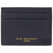 Elie Beaumont Heart Kartenetui – Marineblau/Kirschrosa