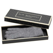 Elie Beaumont Gestrickte Webhandschuhe – Grau