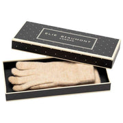 Elie Beaumont Gestrickte Webhandschuhe – Haferbeige
