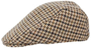 Dents Blashford Tweed Schiebermütze – Braun