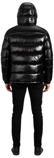 Helvetica Mountain Pioneers Space-Kapuzenjacke – Schwarz