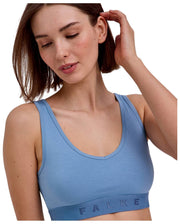 Falke Daily Comfort 2er-Pack Bustier-Bralette – Blau/Beige